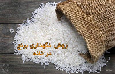 نکات مهم در مورد نگهداری برنج در خانه